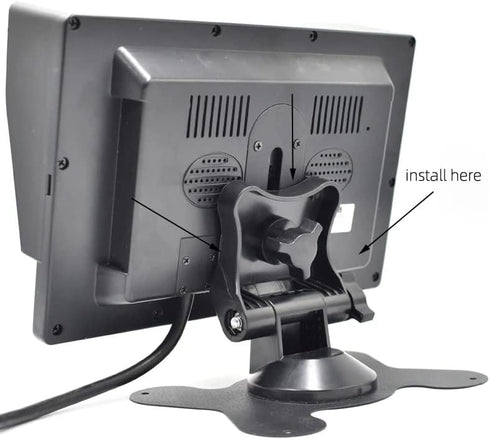ThtRht 2 Pack 7 9 Inch 1/4-20 Car Monitor Mount Stand Bracket Holder for TFT LCD Display Screen Thread Rear View