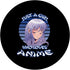 Just A Girl Who Loves Anime Vintage PopSockets Swappable PopGrip for Teen Girls