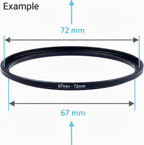 ELEGICKLIP 18Pcs 67-82mm Set Metal Step Up Down Filter Ring Adapter Compatible with Digital SLR Camera Lens Accessories