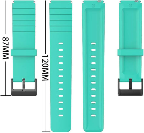 Mindrose Smart Watch Band, 18mm Silicone Sport Replacement Soft Wristbands for Mindrose H80 1.47 inch and Wontrum Y70