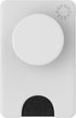 PopSockets Phone Wallet with Expanding Phone Grip, Card Holder, Solid PopWallet - White Black