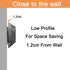 Monitor Wall Mount for Most 14-24" TVs, Universal Small TV Bracket, Fixed RV Mount, Max Load 33lbs, VESA up to 100x100mm
