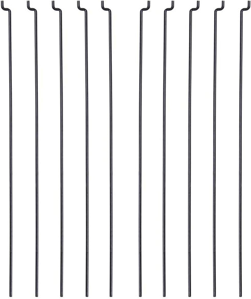 1.2mm L120mm (Pack 10) Hobbypark x Steel Z Style Pull/Push Rods Parts for RC Airplane Plane Boat Replacement