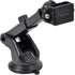 TWAYRDIO Windshield or Dash Mount for Handheld Radio - Adjustable Length Suction Cup Holder Bracket for Walkie Talkies