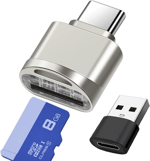 Mepsies Micro SD Card Reader, USB C to SD Card Reader, Type C