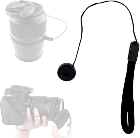 hejhncii 5PCS Lens Cover Rope DSLR Lens Cap Holder Belt Nylon Keeper Anti-Lost Wrist Strap Cord String Leash for SLR