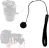 hejhncii 5PCS Lens Cover Rope DSLR Lens Cap Holder Belt Nylon Keeper Anti-Lost Wrist Strap Cord String Leash for SLR