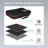 199+ 9V Battery Organizer Holder Storage Case with Tester,Waterproof Carrying Case Bag,Battery Vault Box for Garage