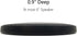6" Black Speaker Grill Covers, Car Subwoofer Guard Protector, ABS Plastic Frame with Metal Mesh - 2Pcs
