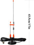 YNIBST 2m/70cm W/3.5-inch 13ft. RG-58 PL259 Dual Band Vehicle Car Mobile Antenna Magnetic Mount Connector, for BTECH