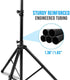 Pyle Universal Speaker Tripod Stand Mount, Height Adjustable Up to 70 Inches, Perfect for Home or Studio