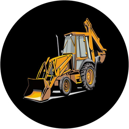 PopSockets Swappable PopGrip Backhoe Excavator Construction Operator Heavy Equipment