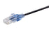 Monoprice Cat6A Ethernet Patch Cable, 5-Pack, 3 Feet, Snagless RJ45, 550Mhz, 10G, UTP, Black - SlimRun Series