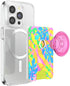 PopSockets Phone Wallet - Boca Palm, Expanding Grip, Adapter Ring for MagSafe, Wireless Charging Compatible