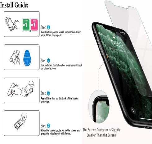 Blackview BV8900 Phone Case (6.50") with 4 X Tempered Glass Protective Film, Slim Soft TPU Shockproof Clear Shell