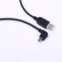 KADSXIYA 30cm 5Pin MP3 USB to Right Angled USB Power Charging Cable Data Transfer Wire Line for Digital Cameras