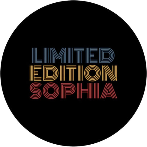 Sophia Limited Edition PopSockets Swappable PopGrip, Personalized Name, Funny Design