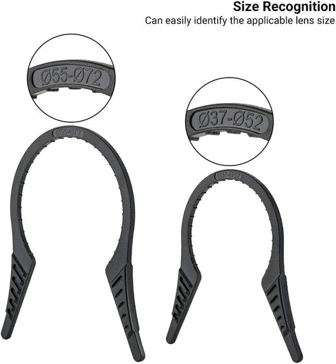 2 Packs Camera Lens Filter Wrench Kit, CPL UV ND Filter Removal Tool Set for Canon Nikon Sony