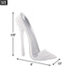 Dazzling White Shoe Phone Holder, Dimensions 6x2.5x5.25
