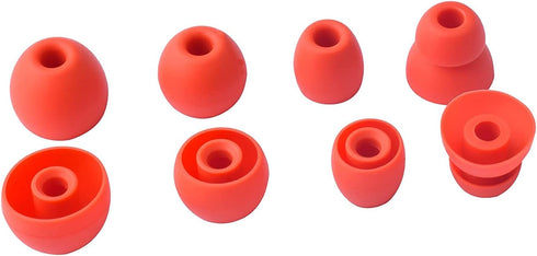 Replacement Silicone Eartips Earbuds Buds Set for PowerBeats Pro Beats Wireless Headset, Universal 3.8mm (Oranger)