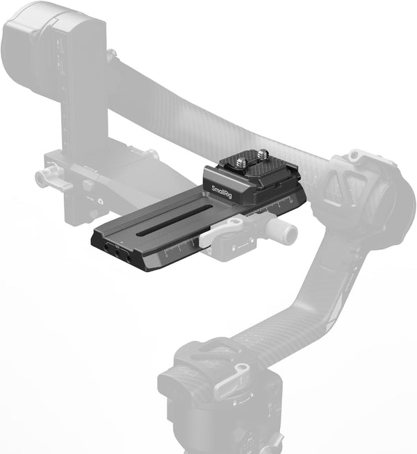 SMALLRIG Quick Release Plate Adapter for Manfrotto, DJI RS 4/RS 4 Pro/RS3/RS 3 Pro/RS 2/RSC 2, Arca-Swiss Included