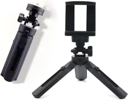 ThtRht 2 Pack Mini Phone Tripod Extendable Mini Camera Tripod with Phone Clip