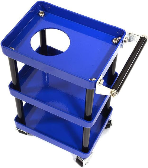 Integy RC Model Realistic Scale Model 3-Tier Rolling Metal Storage Organizer Cart