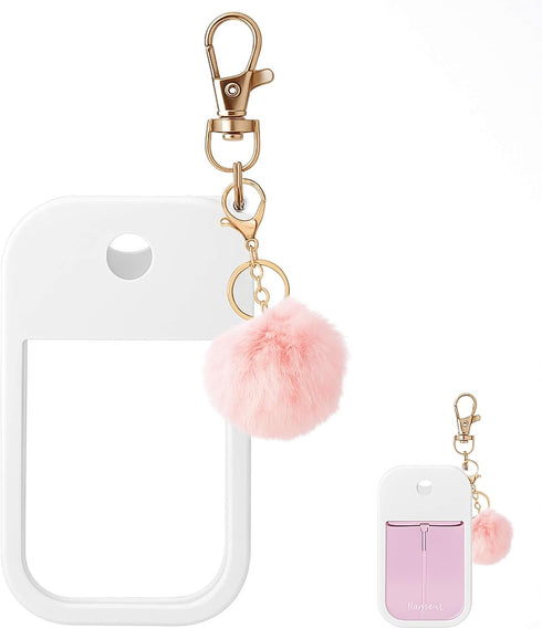 Hand Sanitizer Spray Case with Keychain, Protective Silicone Holder Compatible with Touchland
