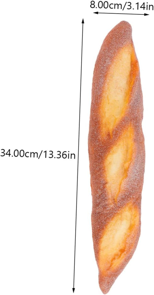 SUPVOX Artificial Bread Model Decor for Bakery Display Chic Faux Baguette Ornament Realistic Food Prop for Home