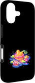 Whimsical Rubber Duck Fantasy Pond Citrus 17 Rubber Duck Pond with Citrus and Lily Pads Case for iPhone