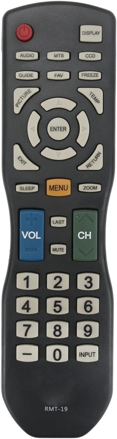 Beyution RMT-19 Remote Control for Westinghouse LED LCD TV VR-4625