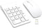TRELC Wireless Numeric Keypad, Mini 2.4G 18 Keys Number Pad, Portable Silent Financial