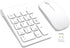 TRELC Wireless Numeric Keypad, Mini 2.4G 18 Keys Number Pad, Portable Silent Financial