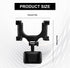 PACLVIO 270 11 12 13 14 Rear View Mirror Phone Holder Mount, Car Phone Bracket/Stand with Swivel and Adjustable Clips