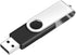 EASTBULL 3Pack 1GB 2.0 1GB) of USB Flash Drives USB Drive Swivel USB Drives Memory Stick Metal Pen Drive (Black
