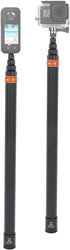 Yunseity 9.8ft 9 X3 2 X2 Action Camera Selfie Stick, Extendable Selfie Stick, Sections Aluminum Alloy Camera Selfie