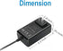 15V Speaker Charger Compatible with Sony SRS-XB3/BLK/BLUE/RED SRSBTX500 SRS-X55/BLK/WHT Bluetooth Portable Wireless