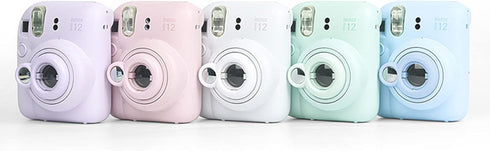 MUZIRI KINOKOO Close Up Lens for Fuji Instax Mini 12 Instant Camera with Self-Portrait Mirror - Blue Selfie Lens