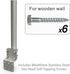 Technical Pole Mount Accessory for Outside Antenna, Stronger Structure with Double U-Bolts