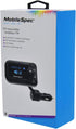 MobileSpec 12V Charger with 2.1A USB Port, FM Transmitter, Hands-Free Mic, and Large LED Display by Mobile Spec