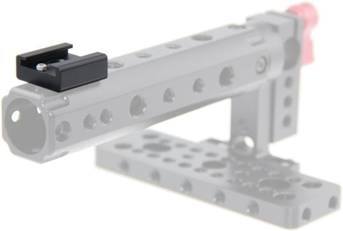1/4''-20 0966 CAMVATE Cold Shoe Mount with Hole for Camera Flash Microphone Accessories