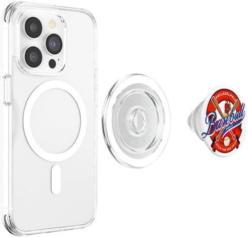 Vintage Philadelphia Baseball Retro Philly - PopSockets MagSafe PopGrip for iPhone