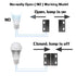 Bstinay AC110-220V Door Window Reed Switch Black Normally Open Magnetic Door Contacts Switch