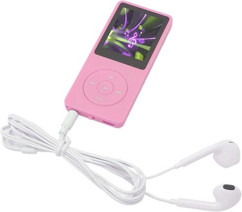 Zopsc 8GB MP3 1.8in 64GB Player, Music Player with FM Radio, Movies, Music, Ebook, Supports Up