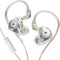 KZ EDX PRO in-Ear Headphone IEMs Stereo Bass Earbuds Wired 3.5mm Plug, Noise Isolating with Microphone for Musicians