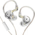 KZ EDX PRO in-Ear Headphone IEMs Stereo Bass Earbuds Wired 3.5mm Plug, Noise Isolating with Microphone for Musicians