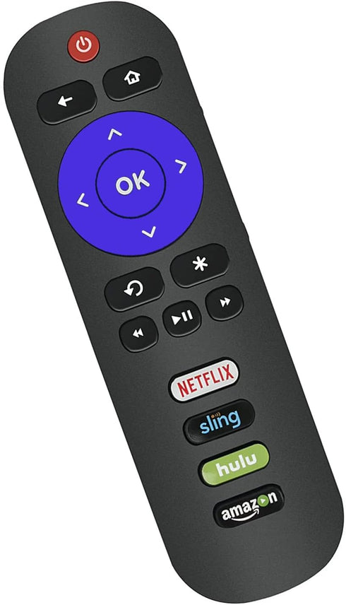 Remote Control for All TCL Roku TV with Netflix-Sling-Hulu-Amazon Buttons