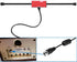 CHHLIUT 75 16ft Universal FM Radio Dipole Antenna Screw F Male Plug for Home AV Audio Stereo Receiver Indoor Ohm
