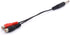 6.35 to RCA Splitter Cable, 6.35mm 1/4 inch TRS Stereo Jack Male to 2 RCA Phono Female Plug Adapter Cord (20cm/8inch)