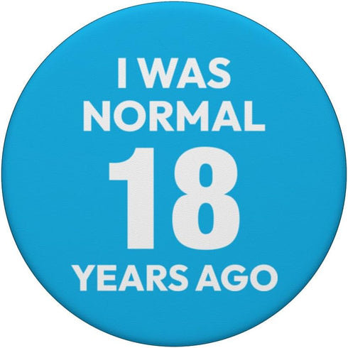 18th Wedding Anniversary Couples Funny Husband Wife PopSockets Standard PopGrip